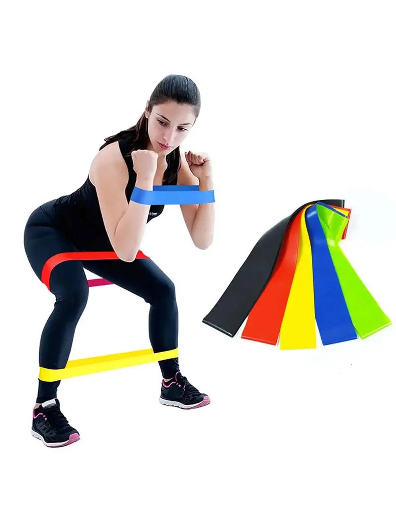 5pcs Multifunction Yoga Bands