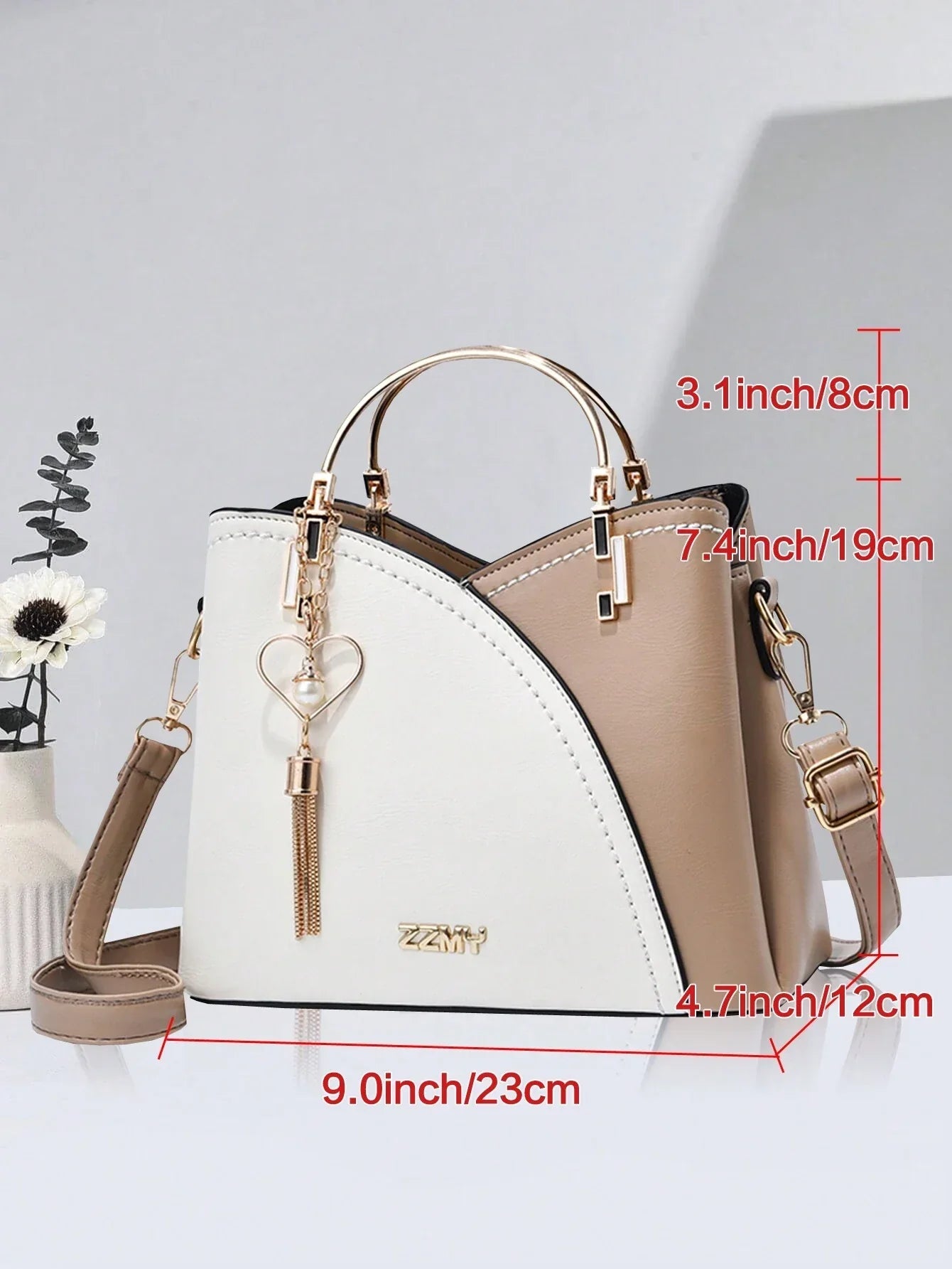 Colorful Heart-Shaped Crossbody Bag