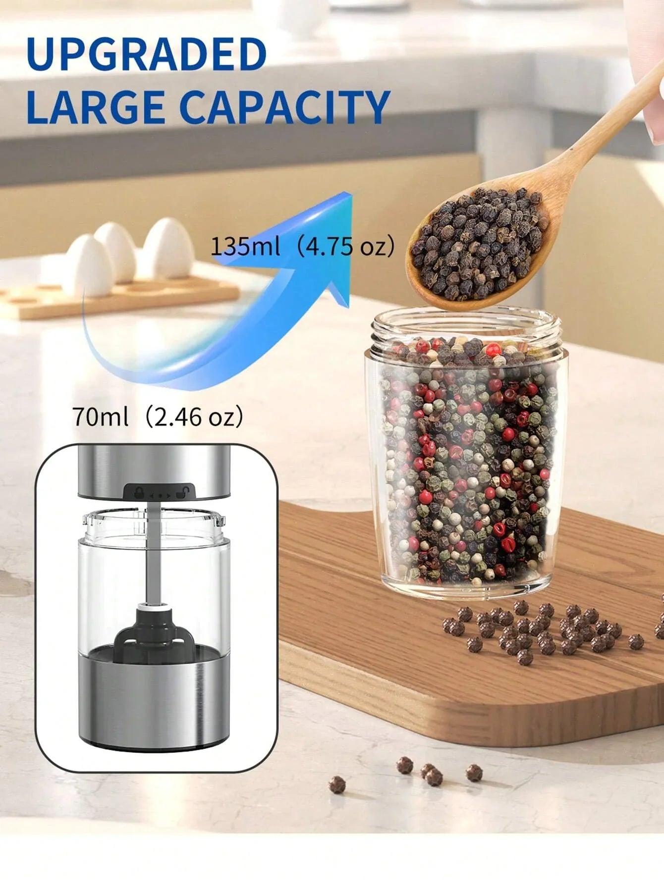 CLITON Gravity Electric Grinder Set