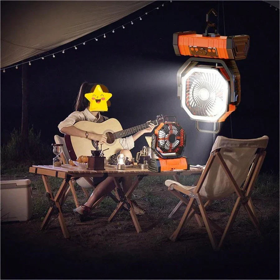 BDQ 20000mAh Portable Camping Fan
