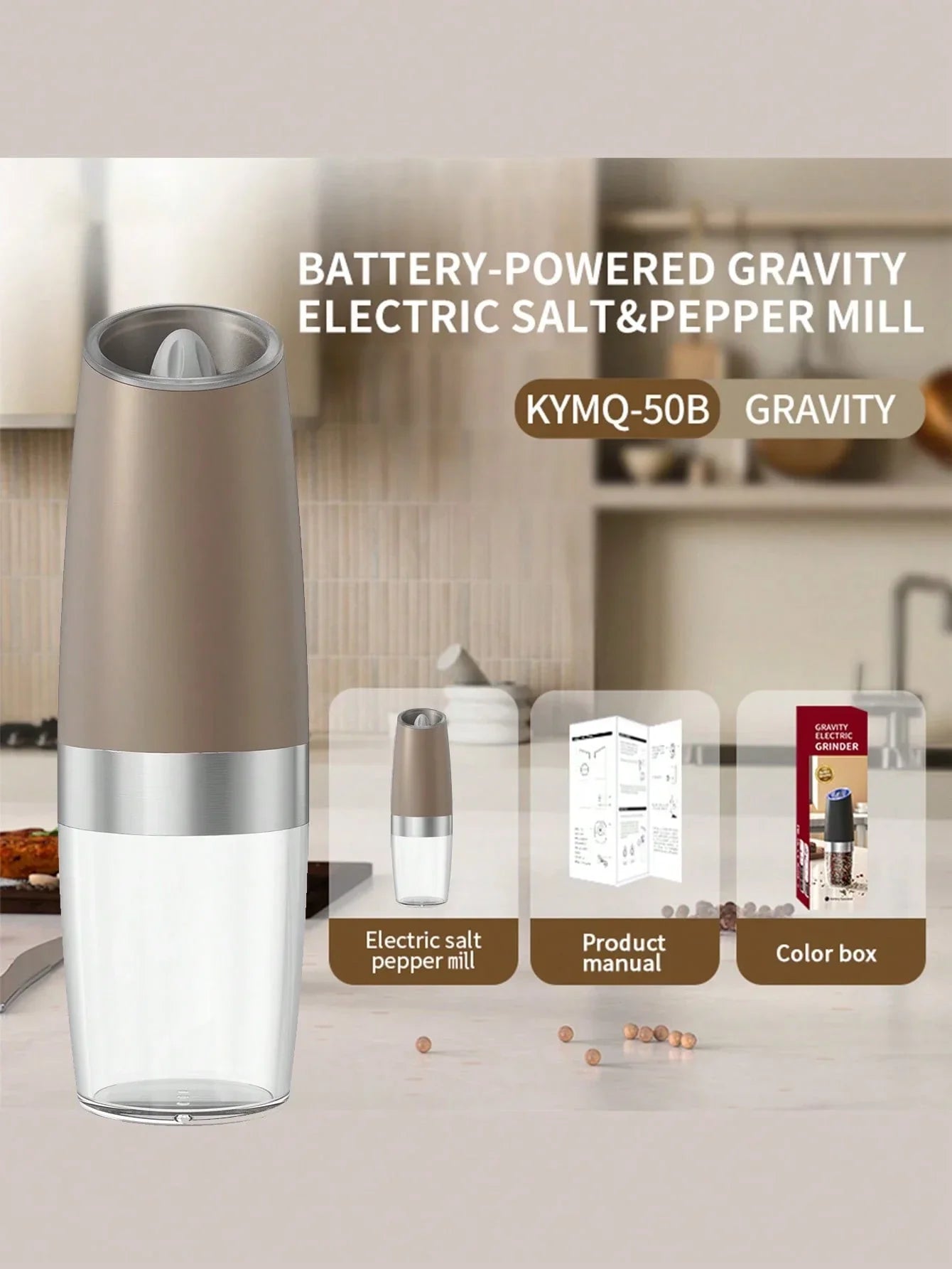 CLITON Gravity Electric Grinder Set