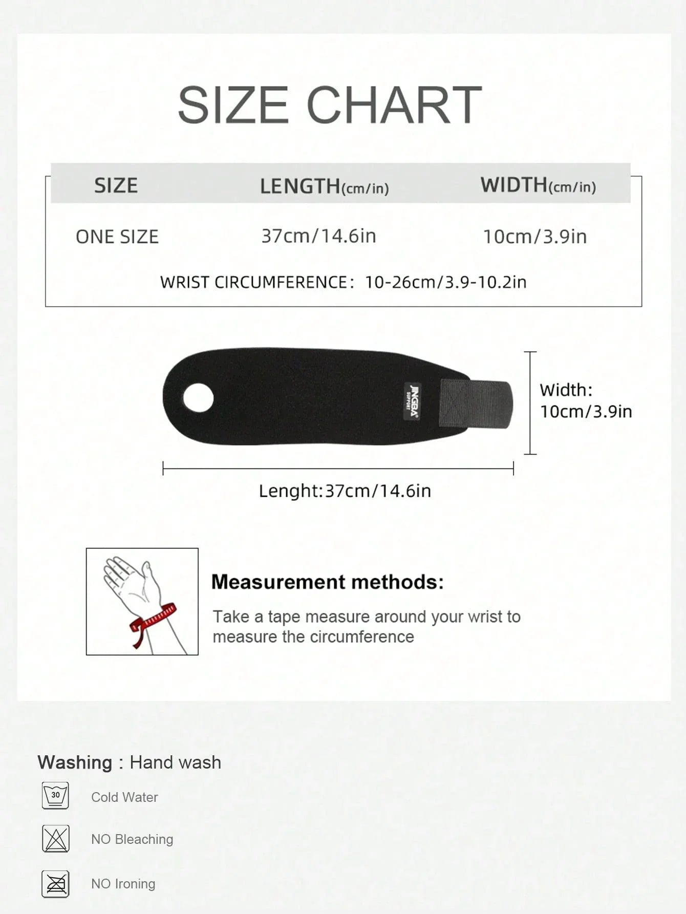 Adjustable Wrist Brace Support Wrap