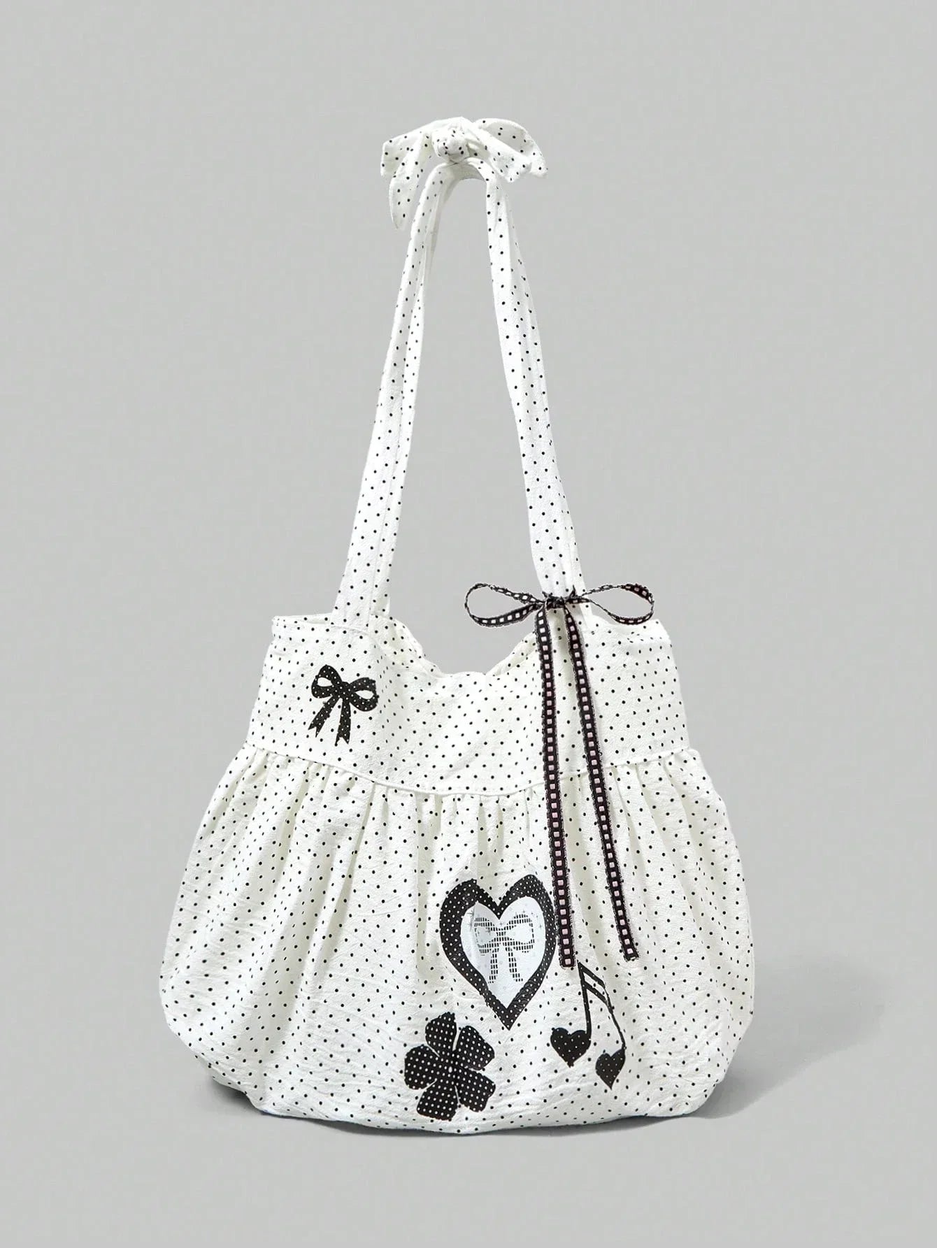 ROMWE Anime Vintage Crossbody Tote