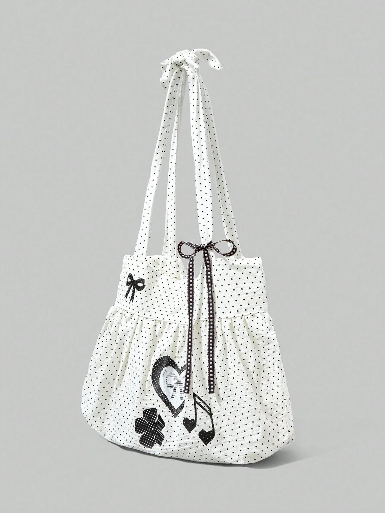 ROMWE Anime Vintage Crossbody Tote