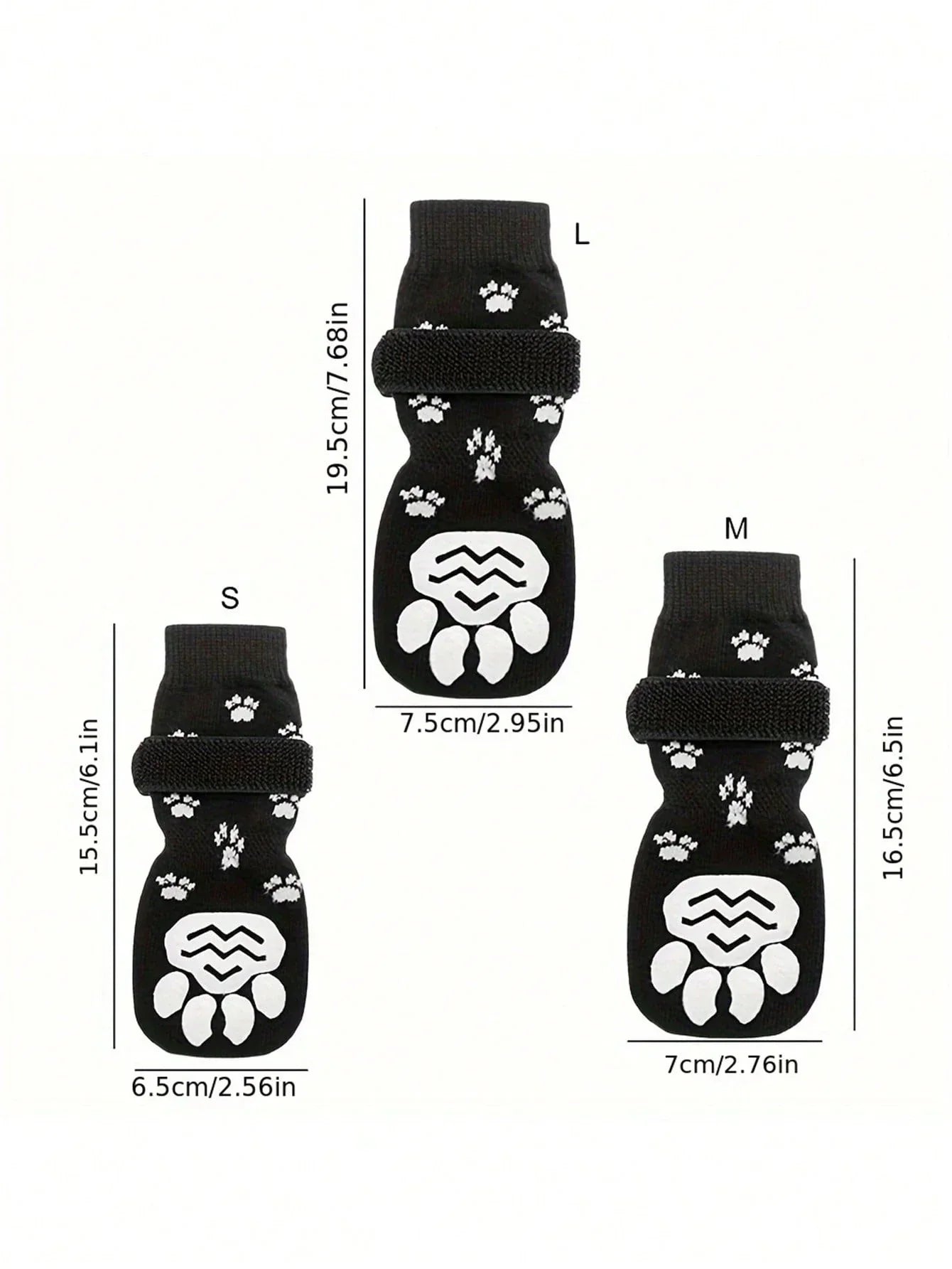 Anti-Slip Dog Paw Socks