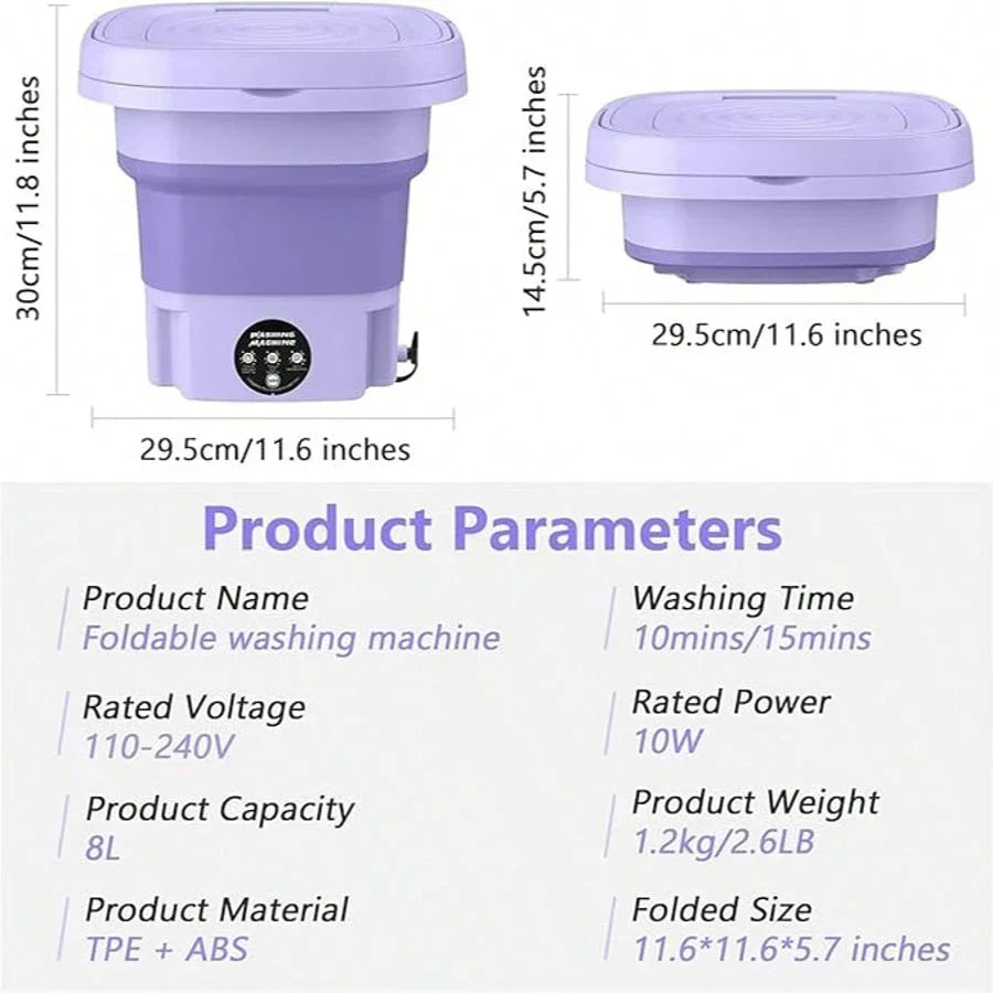 Portable 11L Mini Washing Machine