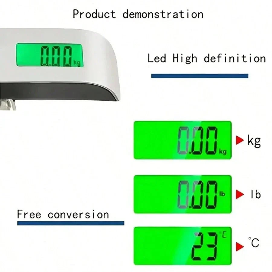 50kg Digital Luggage Hanging Scale