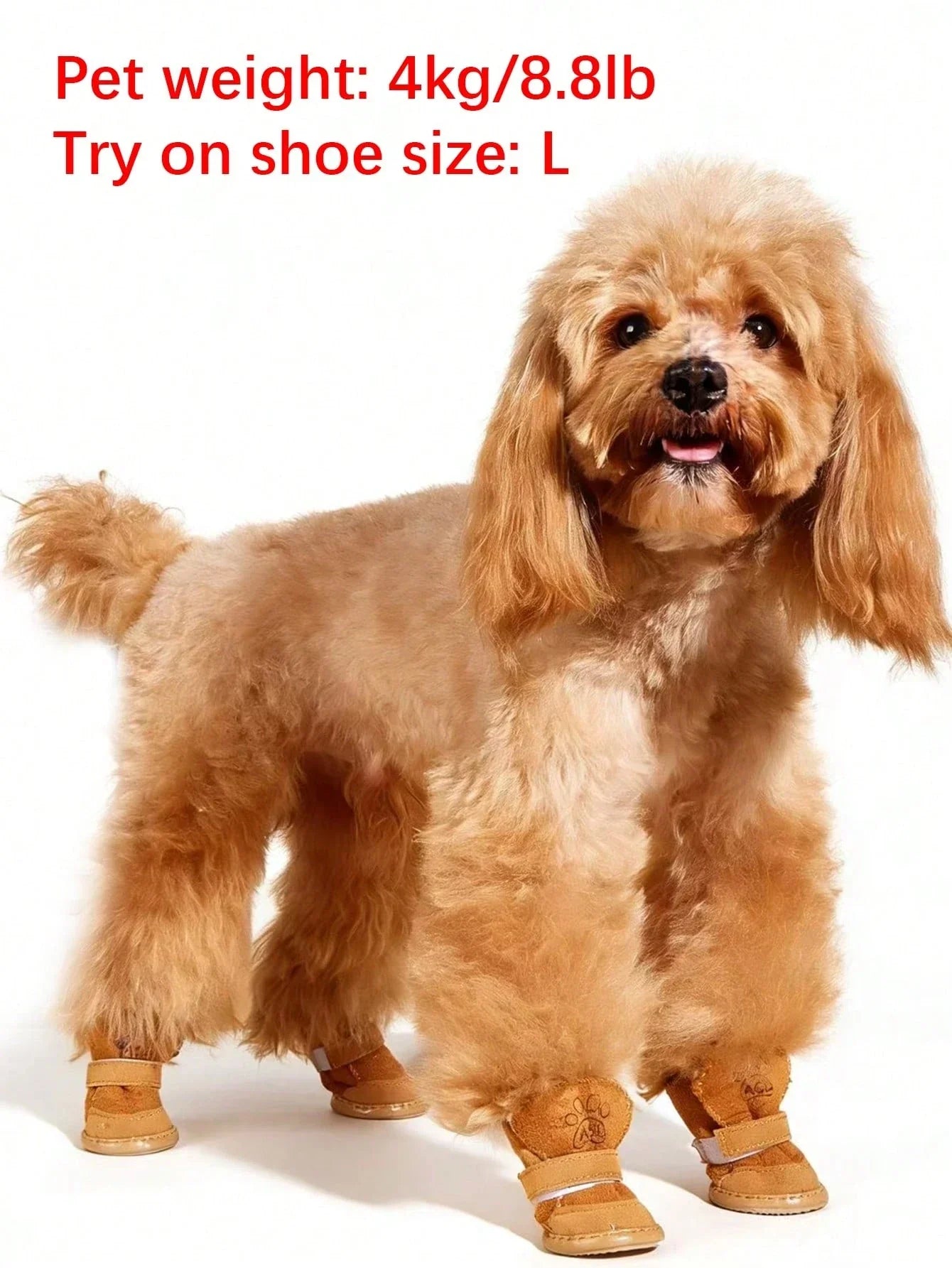 Lamb Wool Pet Snow Boots