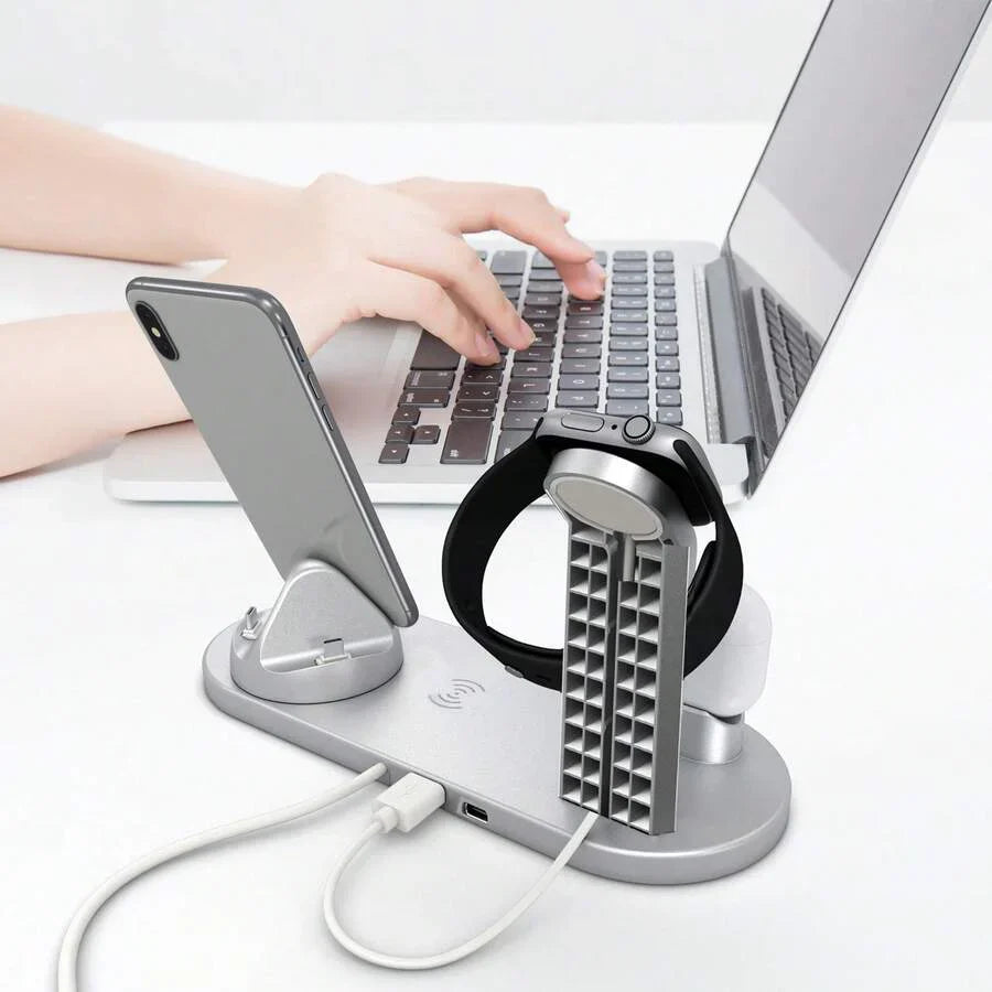 Fast Charging 3-In-1 Wireless Charger 3 In 1 Wireless Charger Station
