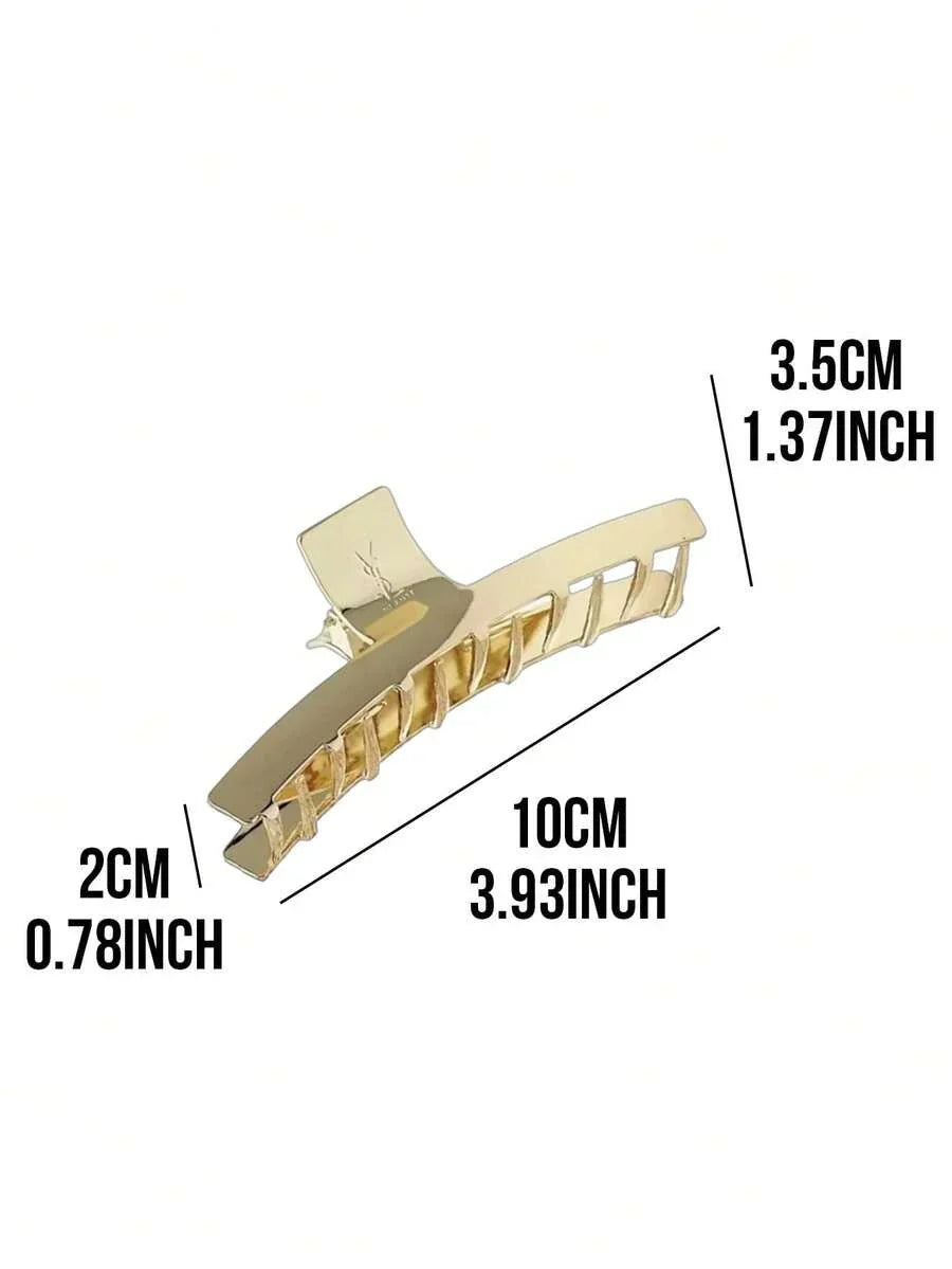 YSL Metallic Gold Hair Clip