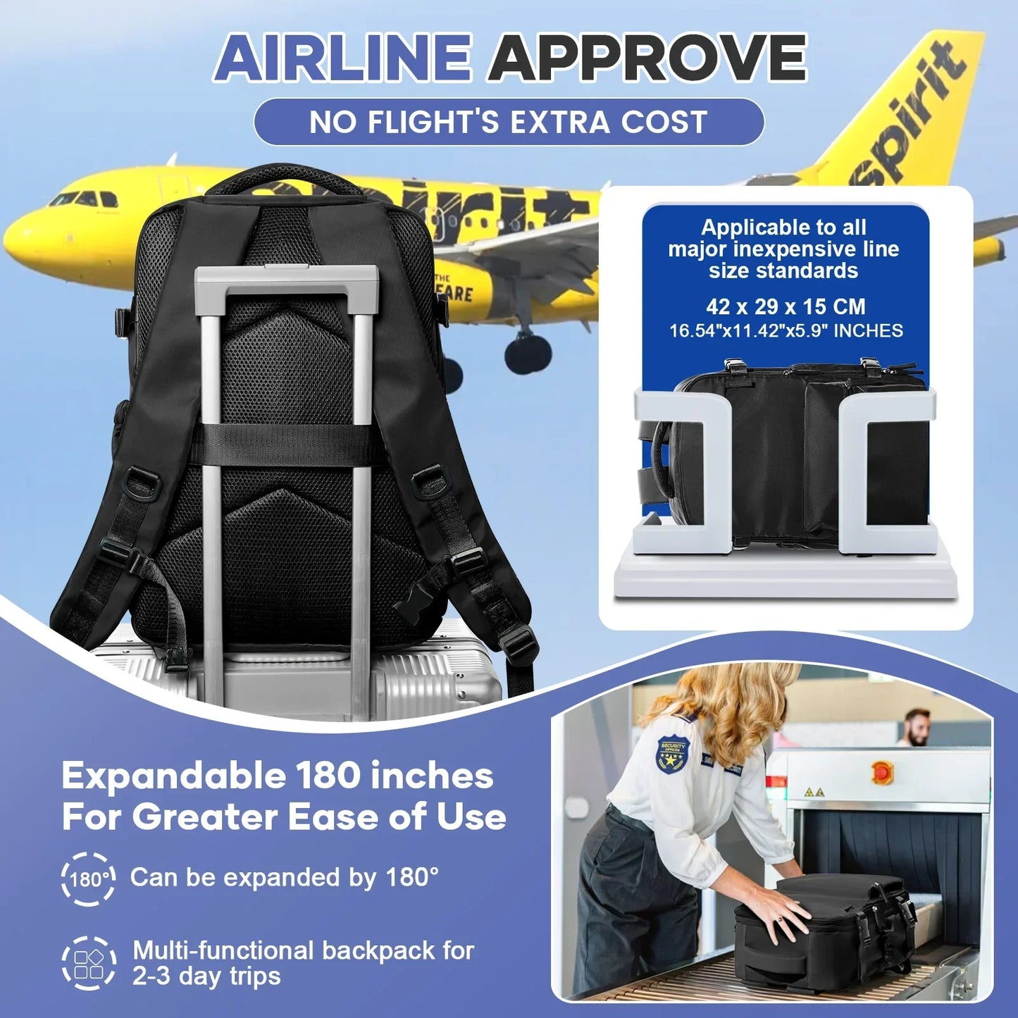 Men’s Vacuum Compression Travel Backpack