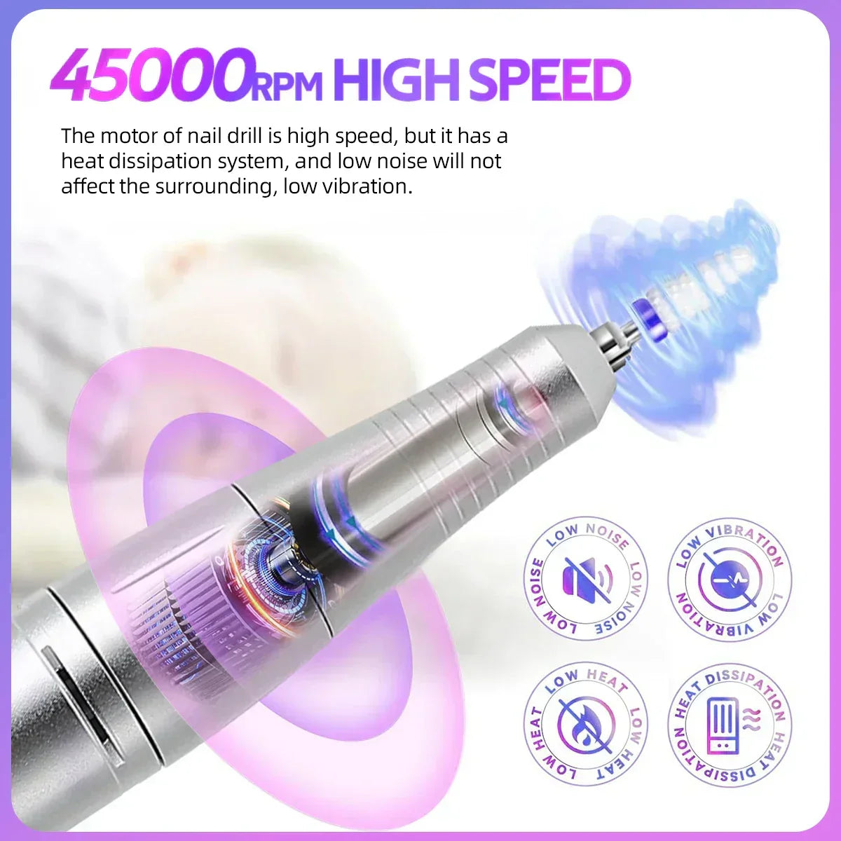Portable Electric Nail Drill Machine