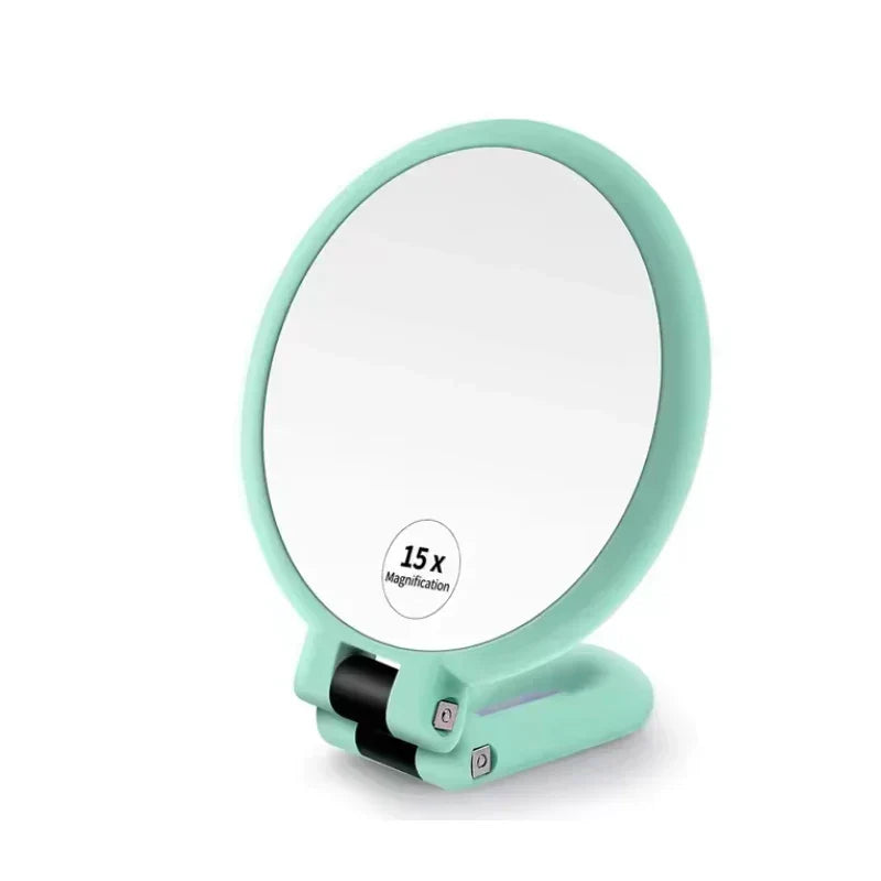 Vintage Double-Sided Magnifying Mirror