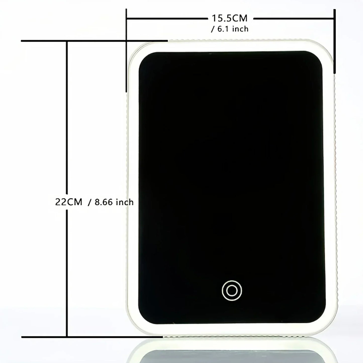 LED Touch Screen Makeup Mirror