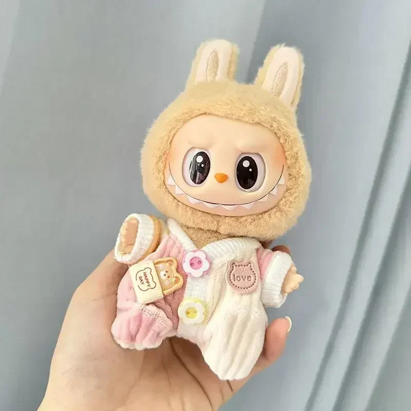 17cm Labubu Hoodie Clothes