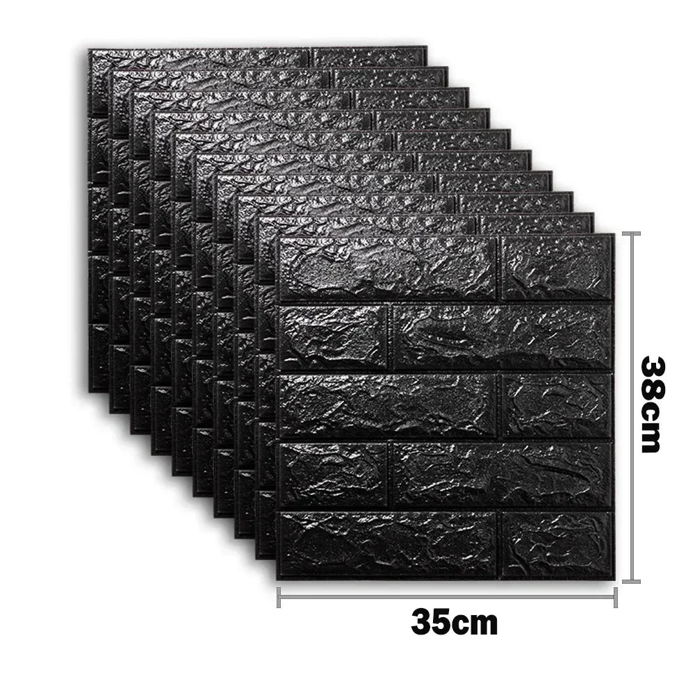 3D Foam Brick Wall Stickers