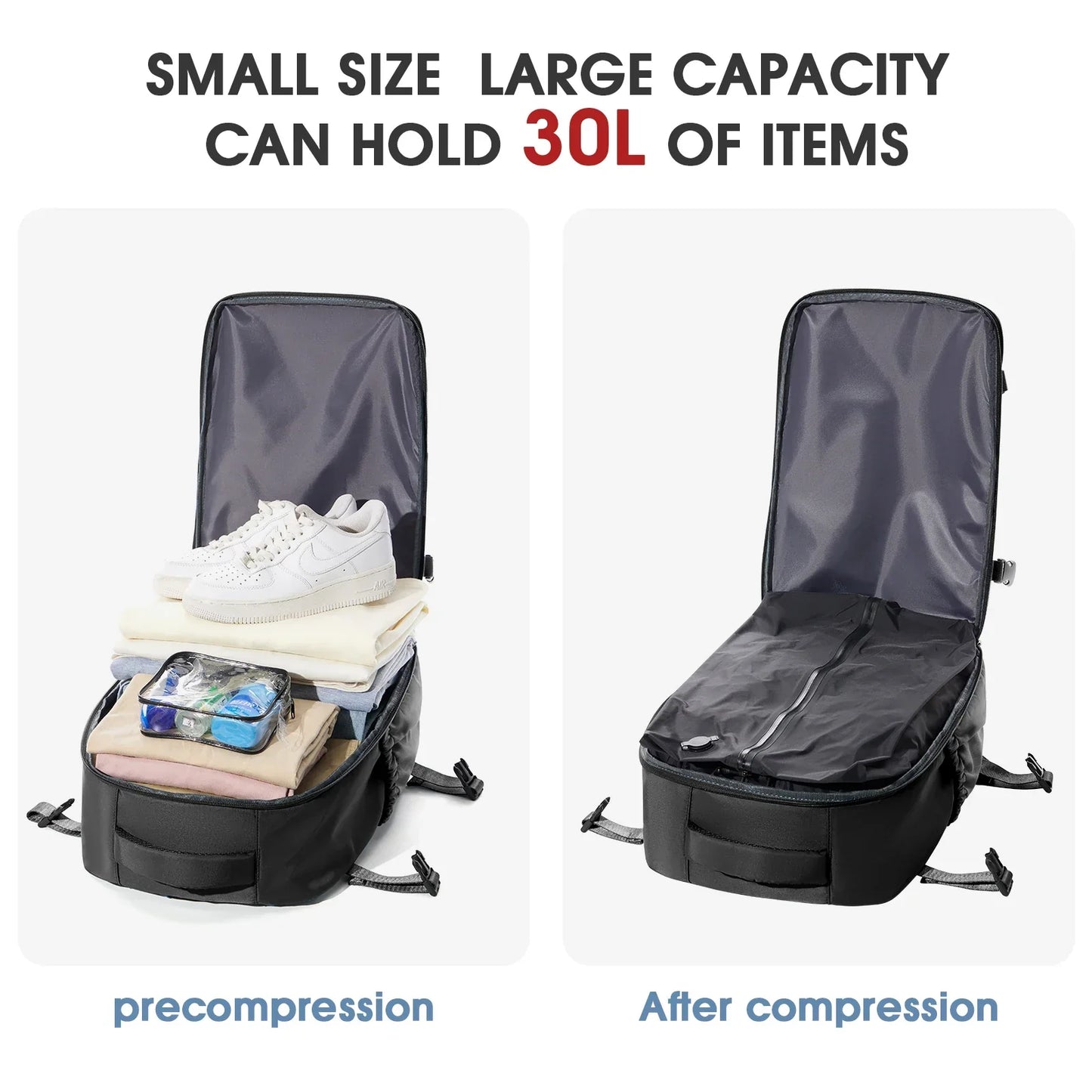 Vacuum Large Capacity Travel Backpack