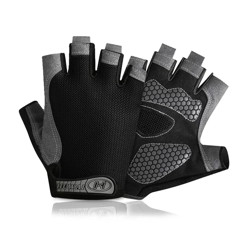 Men Women Half Finger Gloves