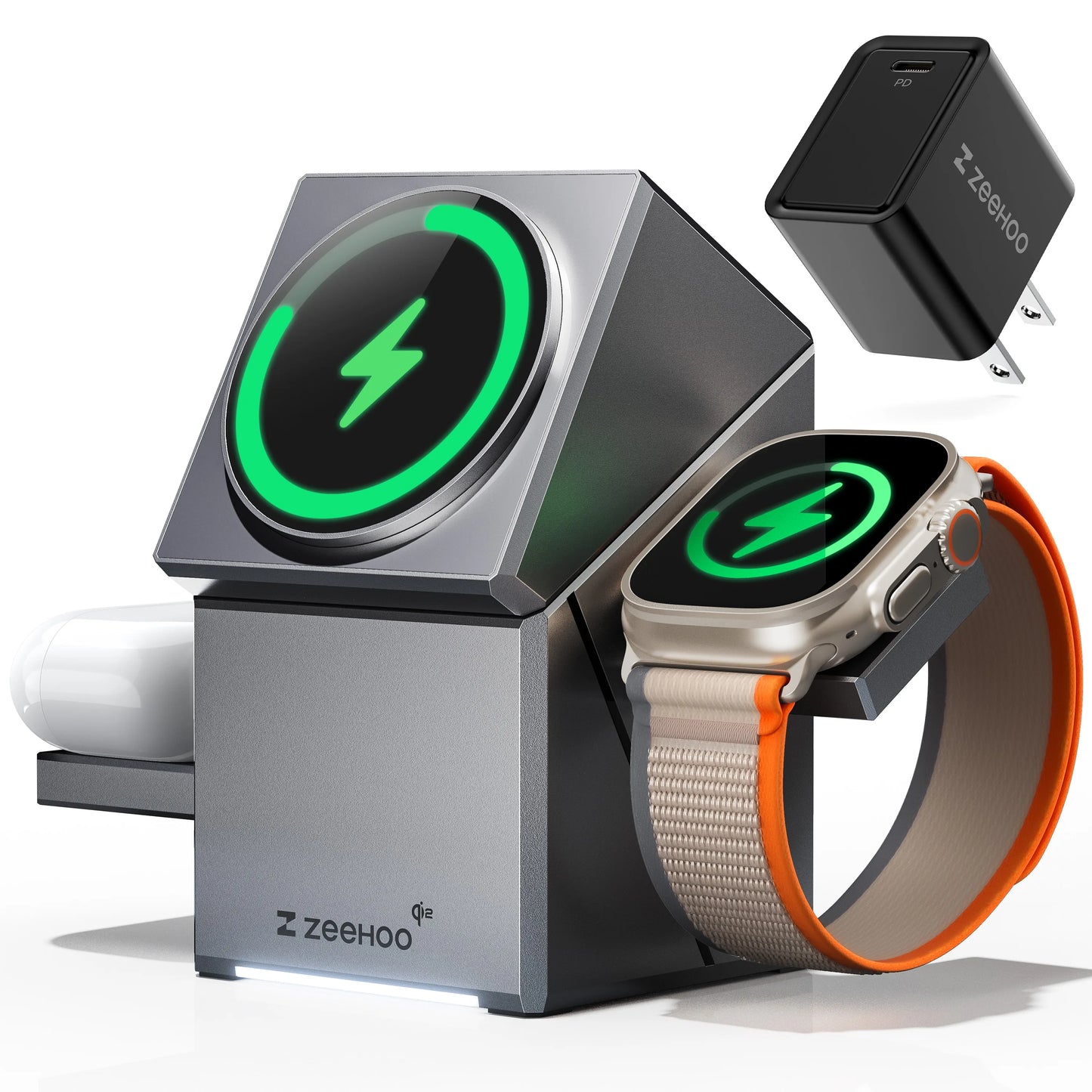 3-in-1 Rotatable Magnetic Charger