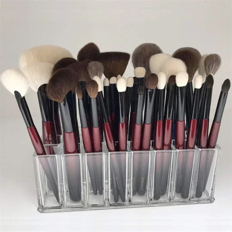24-Slot Acrylic Makeup Organizer