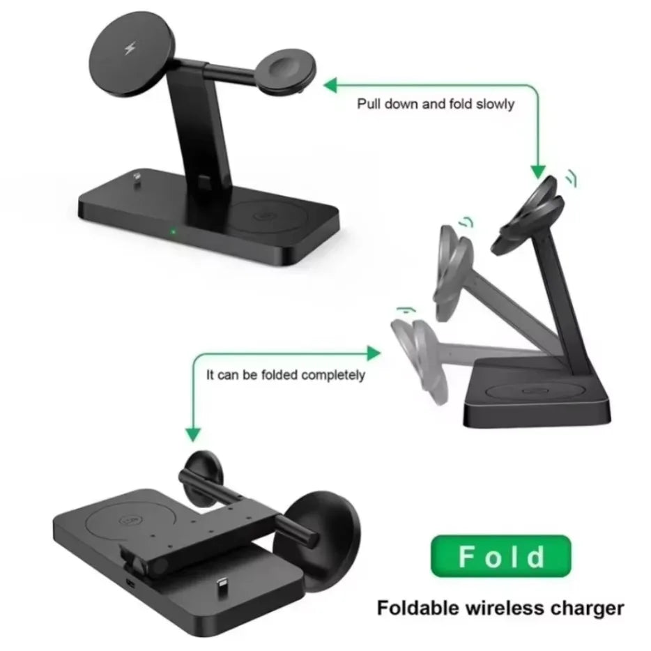 200W 4-in-1 Wireless Charger