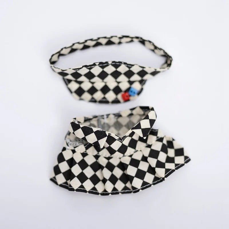 Yoocour Labubu Checkerboard Tennis Outfit