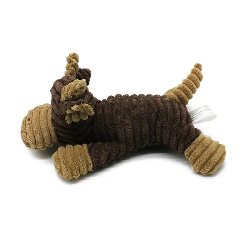 Squeaky Bear Plush Dog Toy