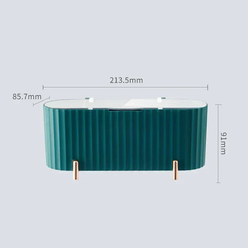 Transparent Cotton Pad Organizer Box