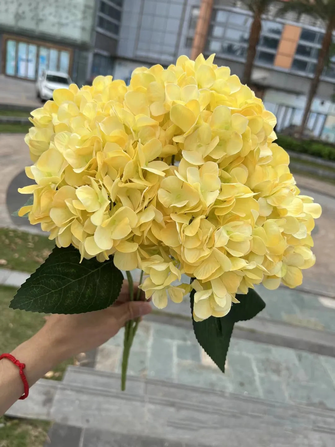 Large White Pink Hydrangea Bouquet