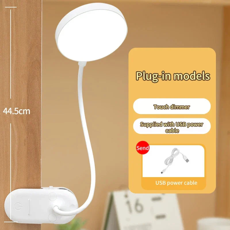 RUDECK USB Rechargeable LED Desk Lamp