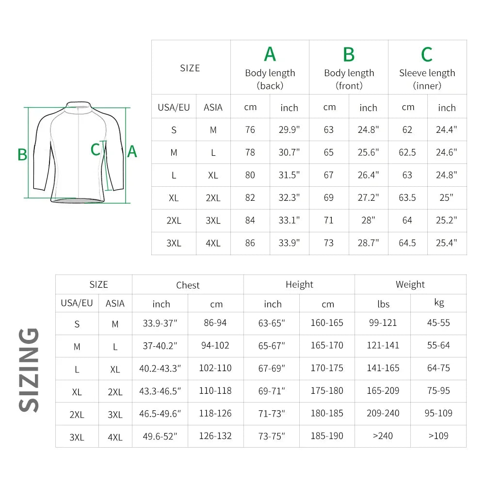 WOSAWE Men’s Cycling Windbreaker Jacket
