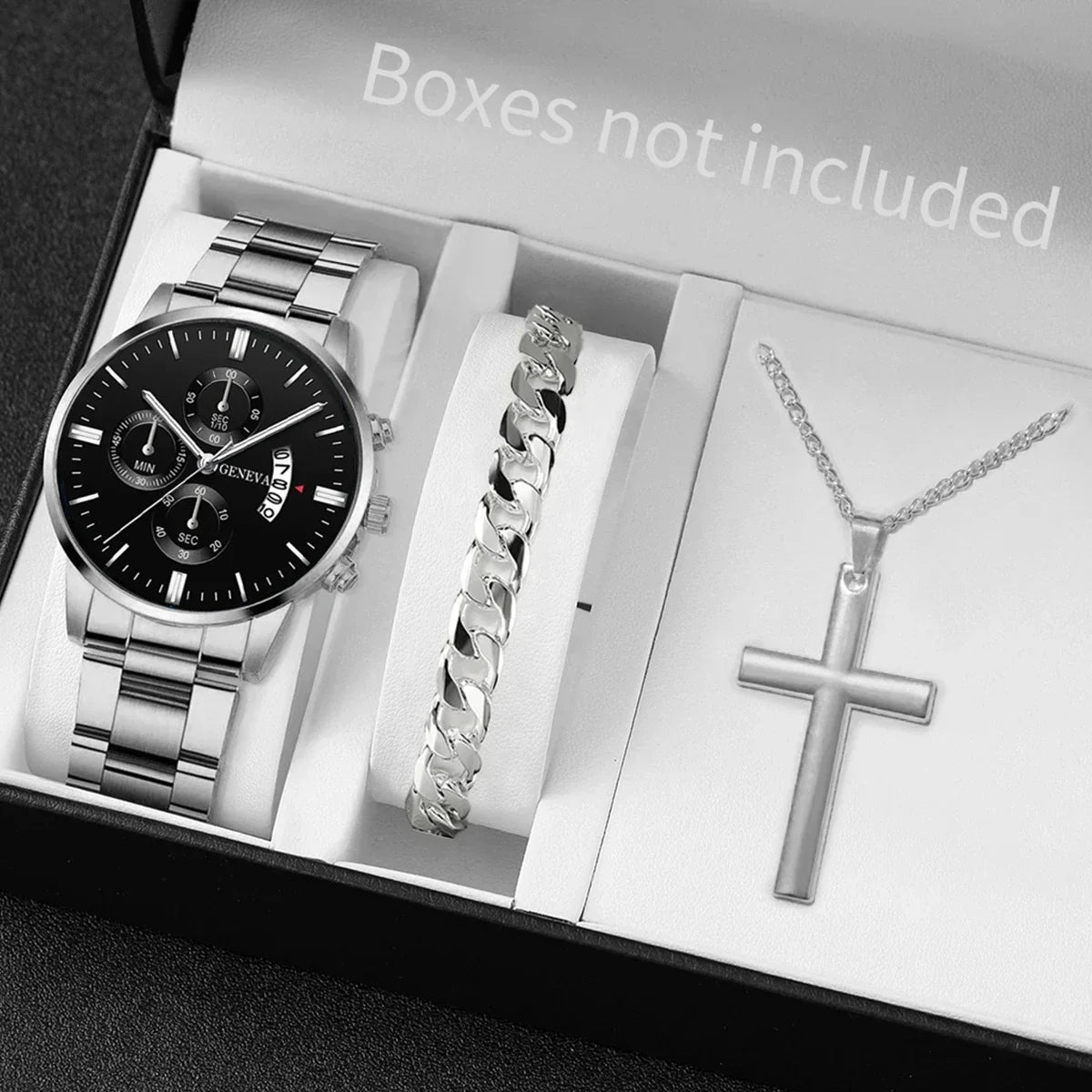 3PCS Men’s Watch Set