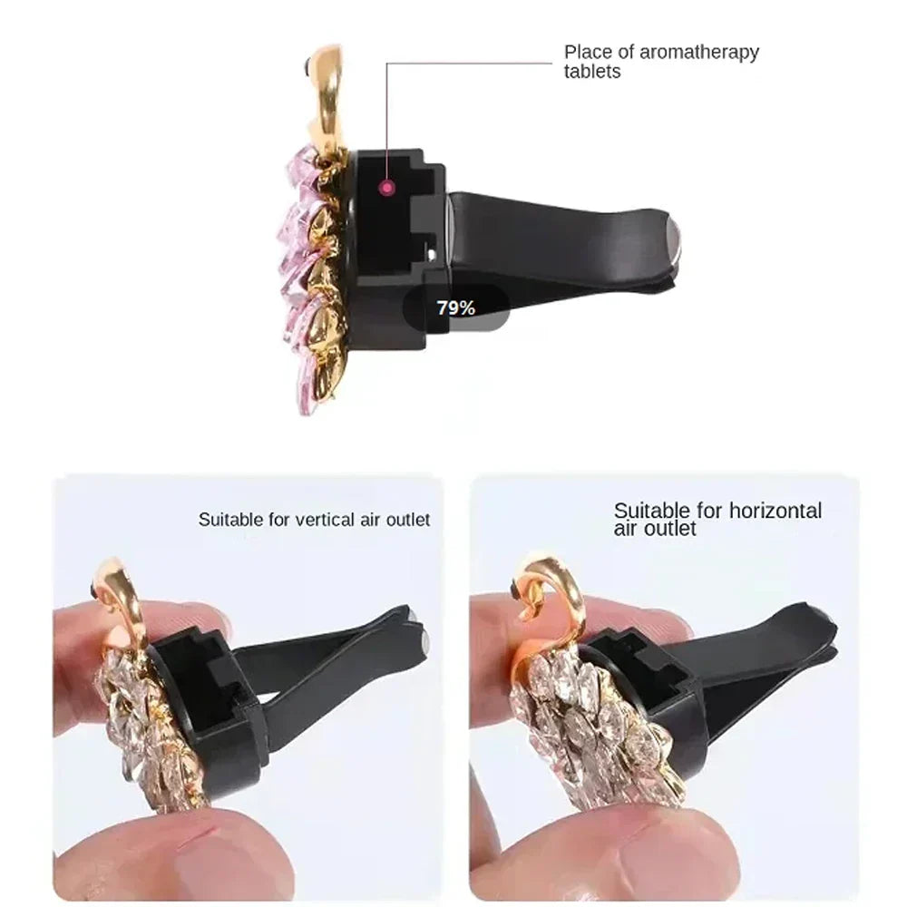 Peach Blossom Car Perfume Clip