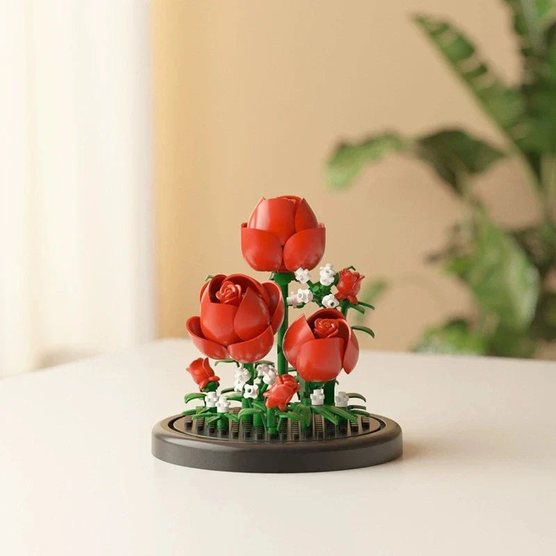 DIY Flower Building Block Kit