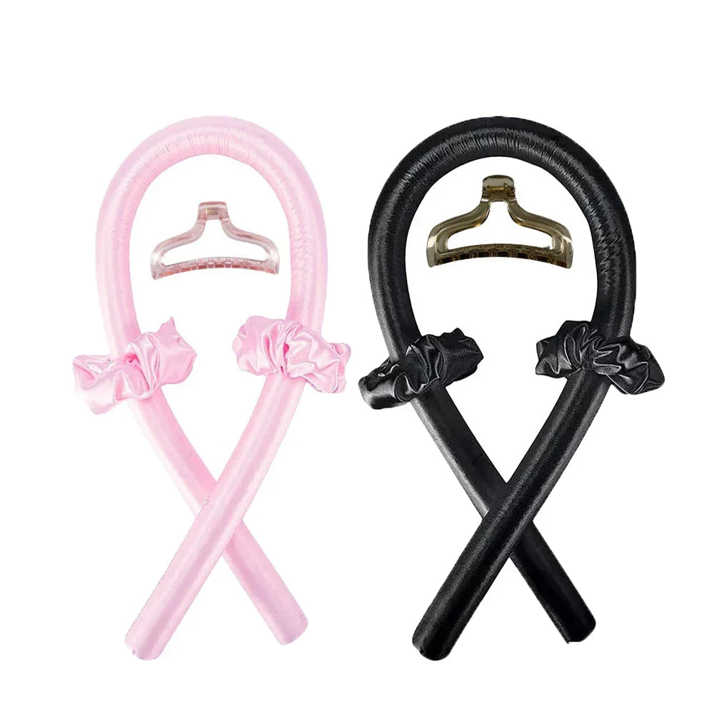1-2Set Woman Heatless Curling Rod Heatless Hair Curls Headband Make Hair Soft Shiny Hair Curler Hairdressing Tools Accessories