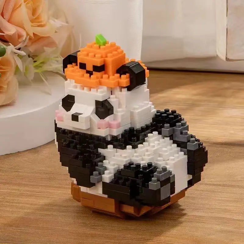 DIY Panda Mini Building Blocks
