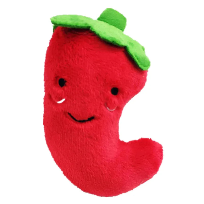 Plush Squeaky Banana Dog Toy
