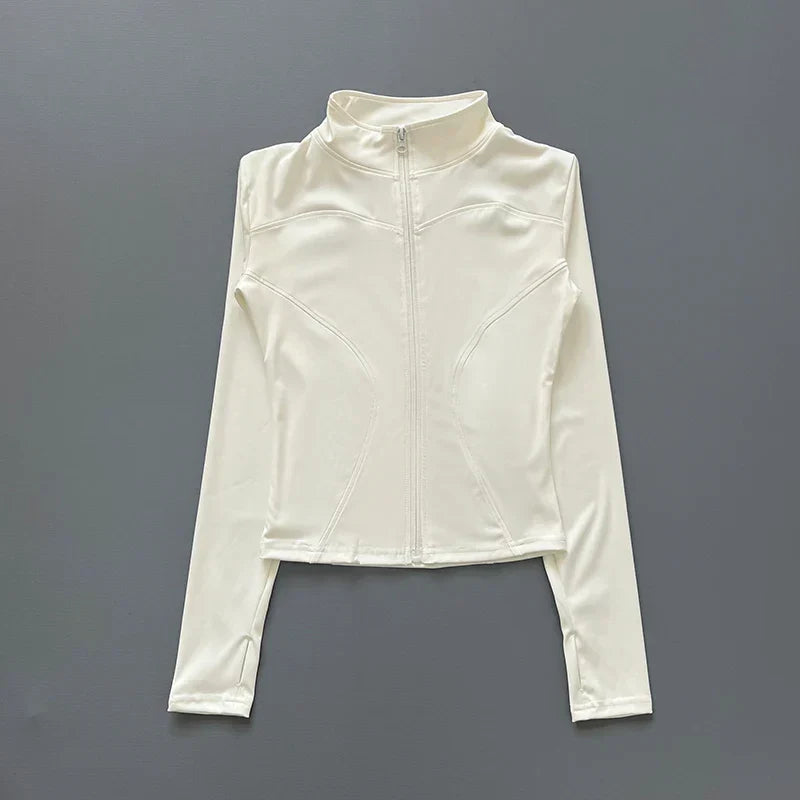 Women’s Slimming Workout Zip Jacket