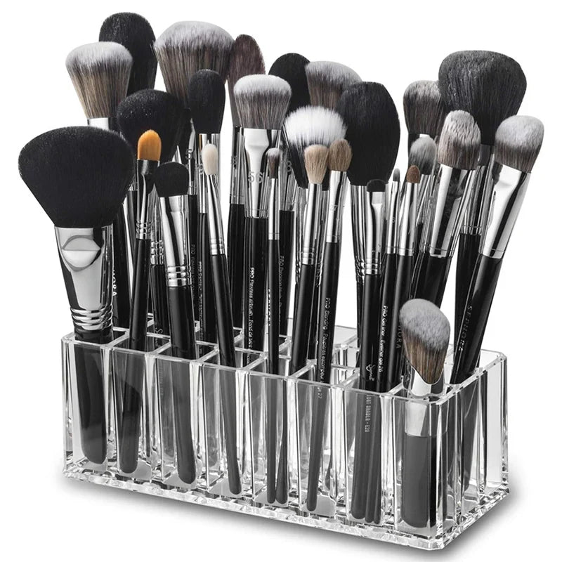 24-Slot Acrylic Makeup Organizer