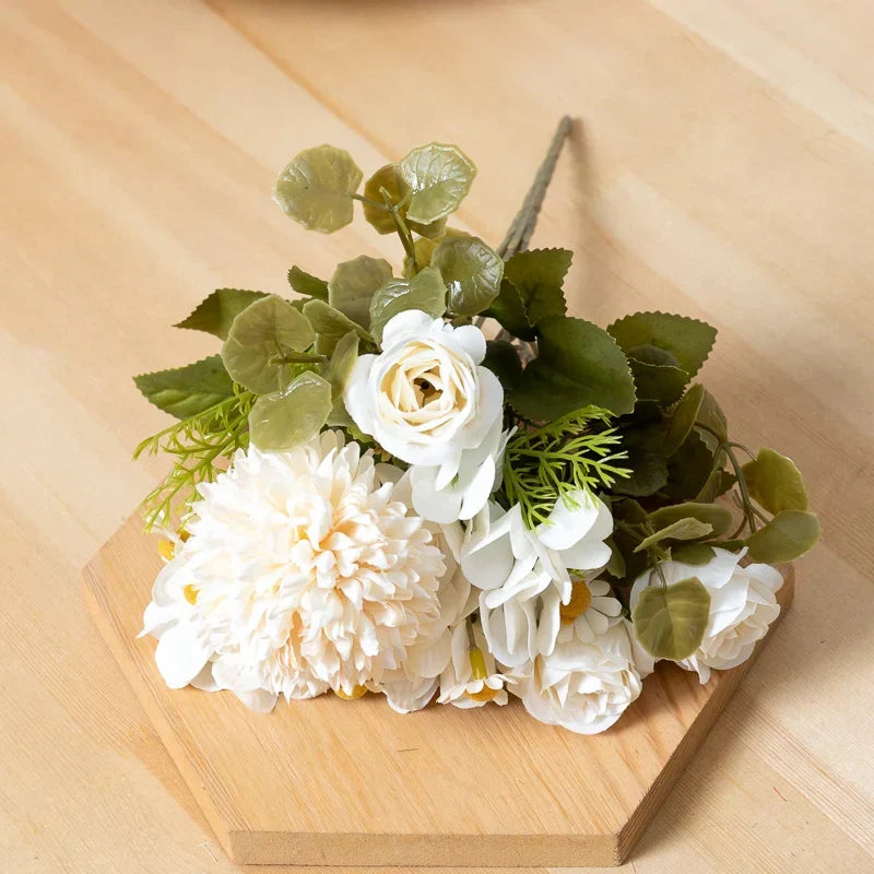 Silk Dandelion Flower Bouquet