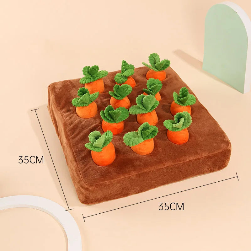 2-in-1 Carrot Dog Toy