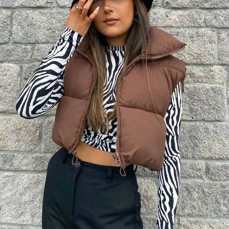 Women’s Warm Quilted Down Vest