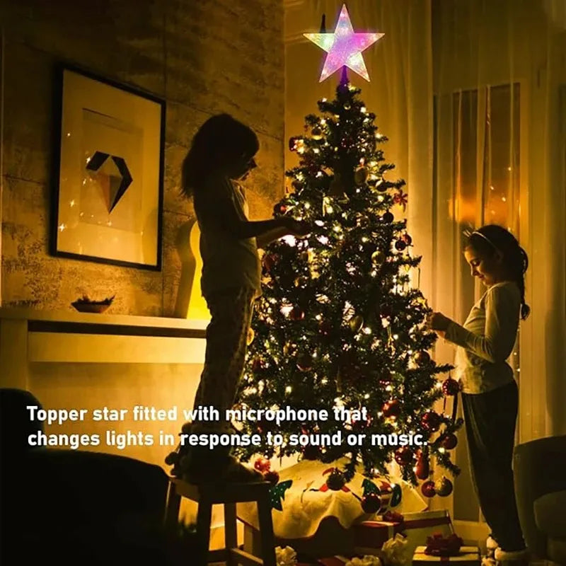 LED Christmas Tree Star Topper