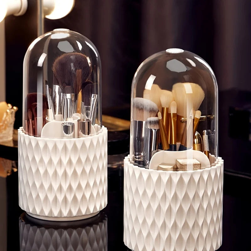Rotary Lid Makeup Organize
