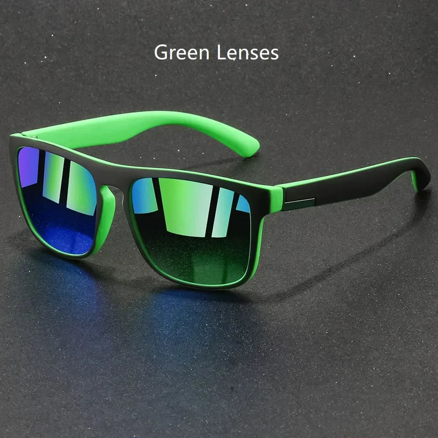 Vintage Square UV400 Sports Sunglasses