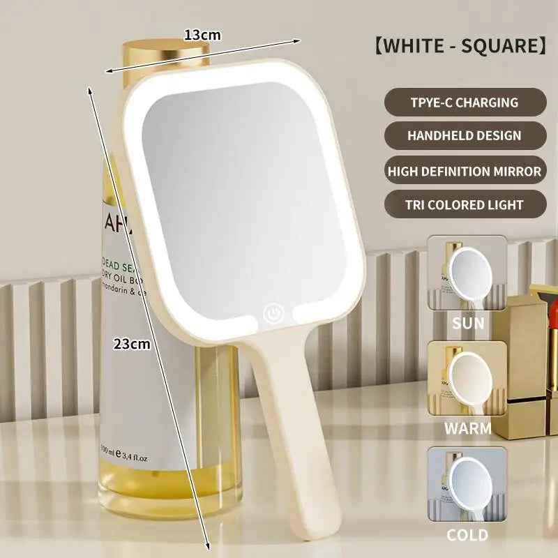 3-Color LED Touch Makeup Mirror