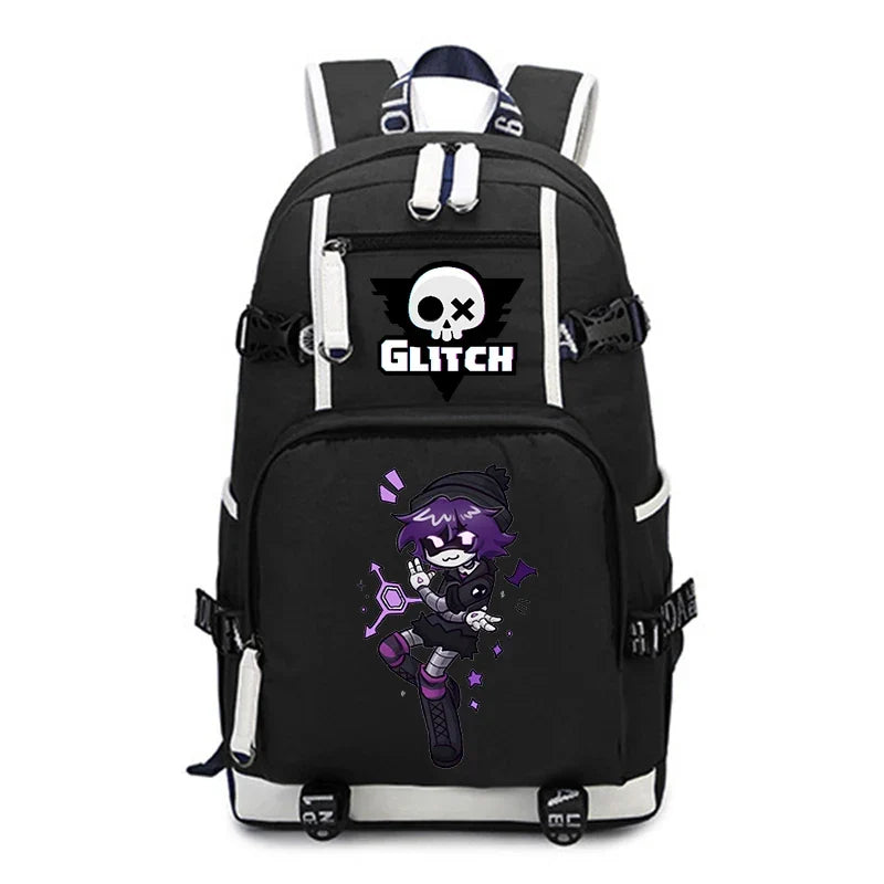 Anime Murder Drones Canvas Backpack