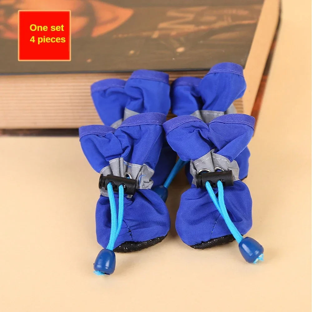 Water-Resistant Dog Shoes Set