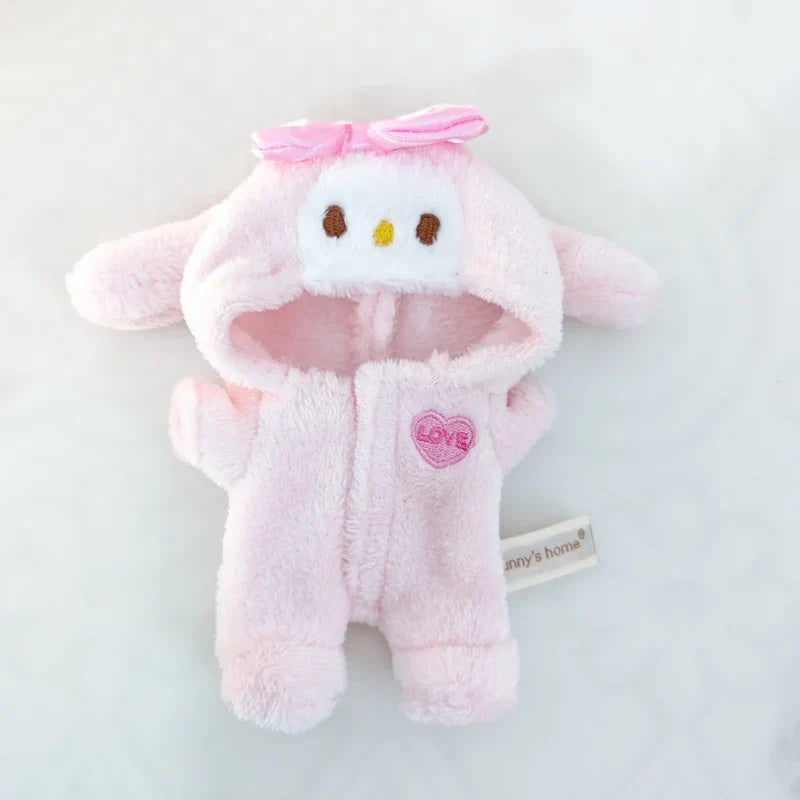 Labubu Hairy Rabbit Onesie Set