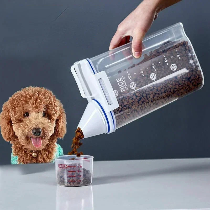 Sealed Dog Cat Food Container